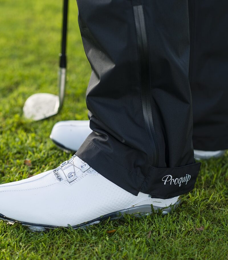 Sienna Aquastorm rain trousers with ankle zips from ProQuip Golf